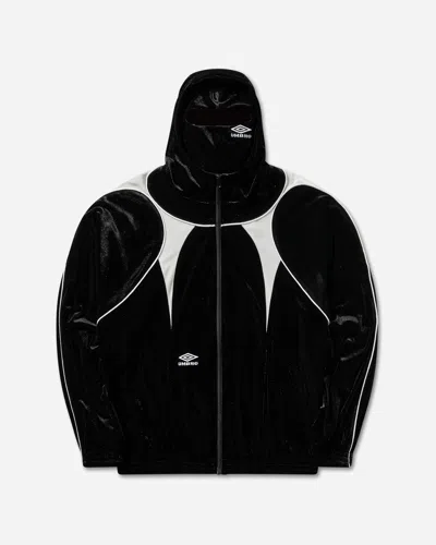Umbro Velvet Jester Track Jacket In Black