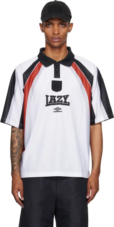 Umbro White 97/98 'lazy' Polo