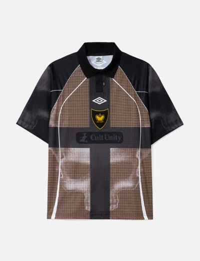 Umbro X Slam Jam Cult Unity Check Polo In Multi