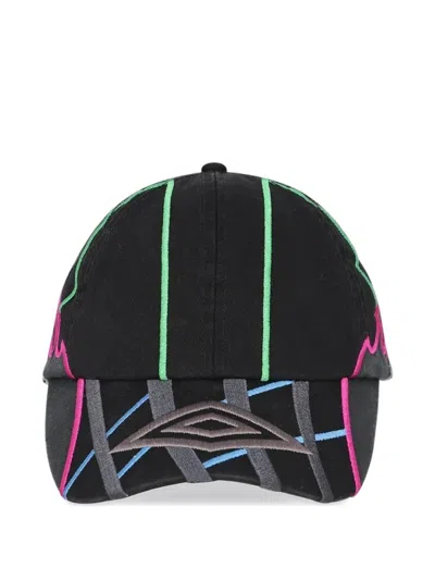 Umbro X Slam Jam Graphic Goalkeeper Cap In Black