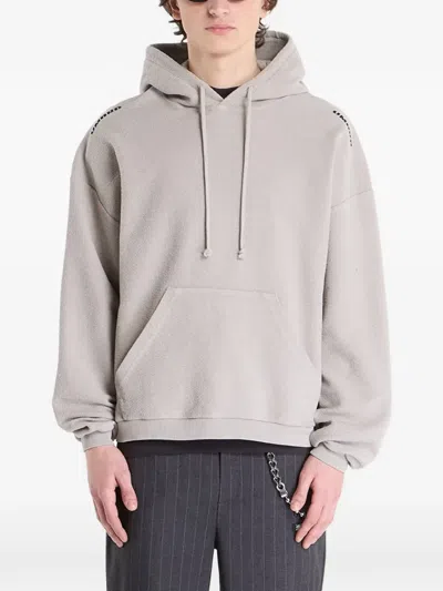 Umbro X Slam Jam Lasered Masked Hoodie In Gray