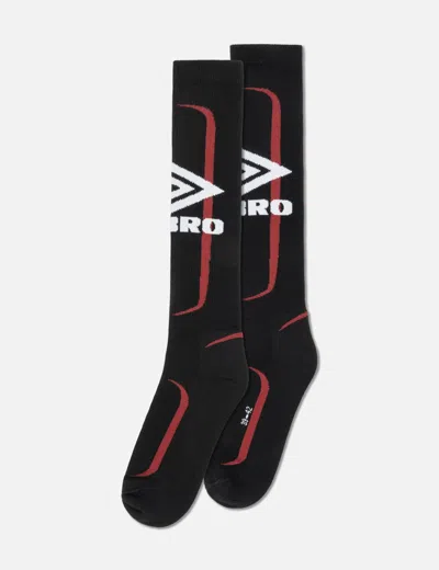Umbro X Slam Jam Logo Socks In Black