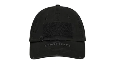 Pre-owned Umbro X Slam Jam Tactical Cap In Washed Black