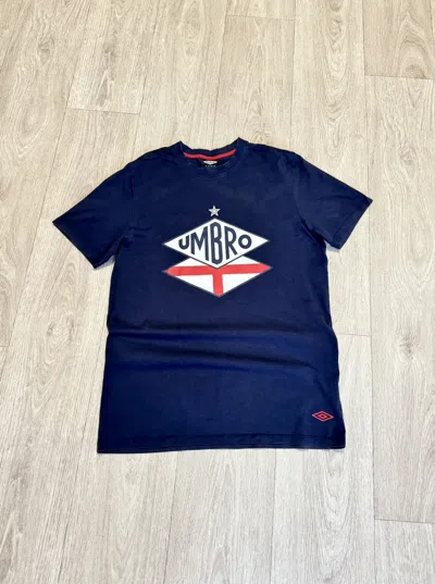 Pre-owned Umbro X Vintage Umbro England T-shirt In Navy