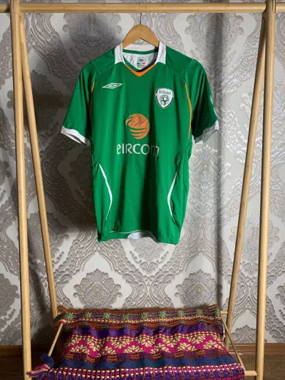 Pre-owned Umbro X Vintage Very Umbro Ireland Soccer Jersey Retro Blokecore 90's In Green