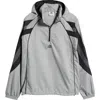Umbro Zip Off Sleeve Windbreaker Pullover Jacket In Griffin/black/iron Gate