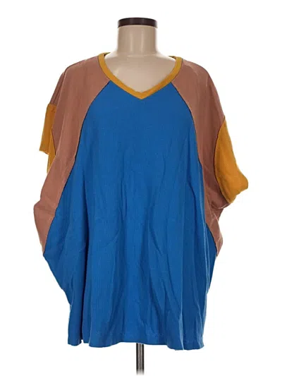 Pre-owned Umgee 3/4 Sleeve T-shirt In Blue