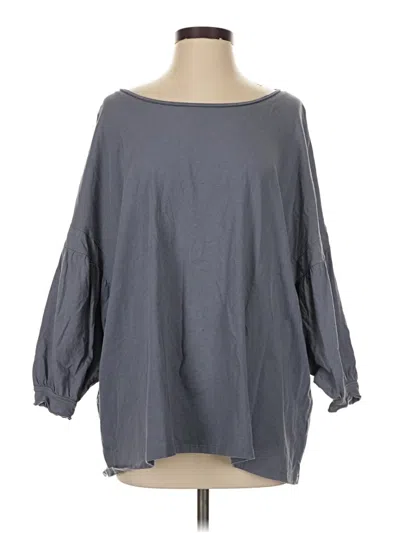 Pre-owned Umgee 3/4 Sleeve T-shirt In Gray