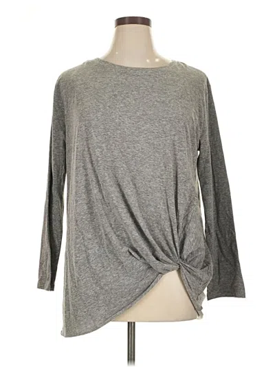 Pre-owned Umgee 3/4 Sleeve T-shirt In Gray