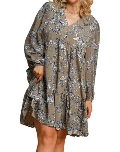 Umgee Angie Dress In Grey