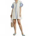 Umgee Boho Tunic Dress In White In White