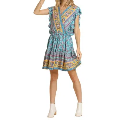 Umgee Boho Vibes Dress In Multi