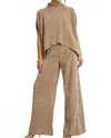 Umgee Buttery Soft Knit Set In Mocha In Brown