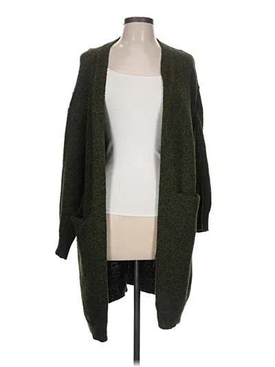 Pre-owned Umgee Cardigan Sweater In Green