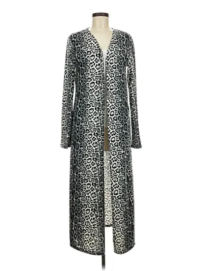 Pre-owned Umgee Cardigan Sweater In Silver