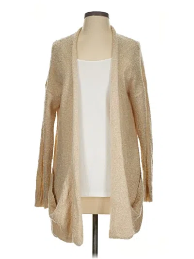 Pre-owned Umgee Cardigan Sweater In Tan
