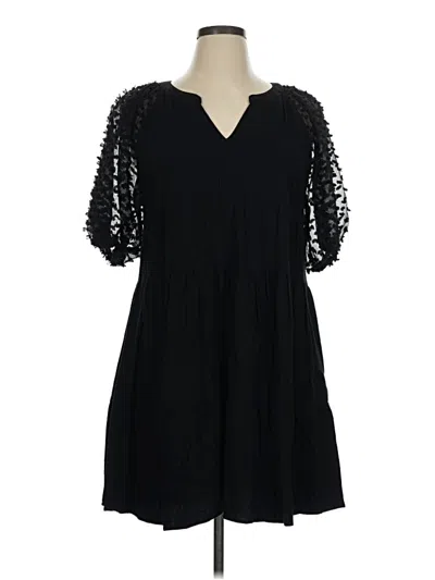 Pre-owned Umgee Casual Dress In Black