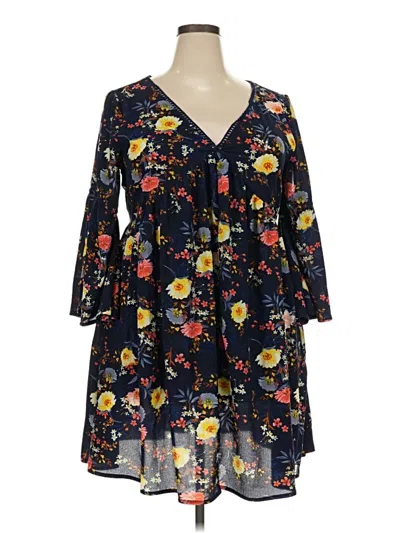 Pre-owned Umgee Casual Dress In Black