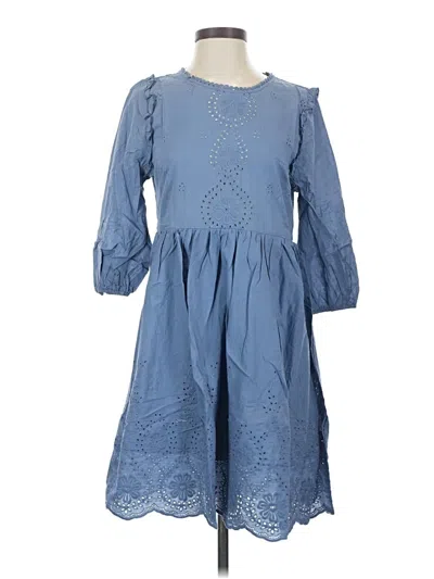 Umgee Casual Dress In Blue