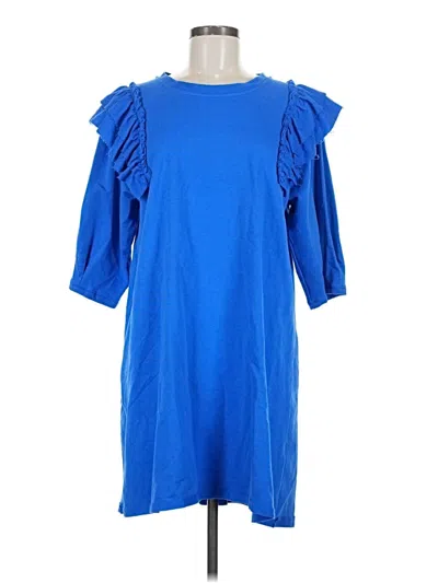 Pre-owned Umgee Casual Dress In Blue
