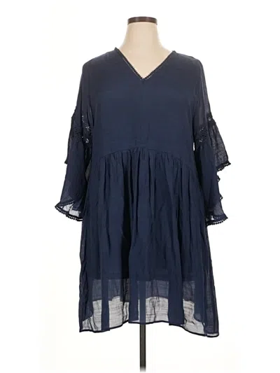 Pre-owned Umgee Casual Dress In Blue
