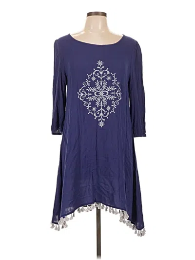 Pre-owned Umgee Casual Dress In Blue