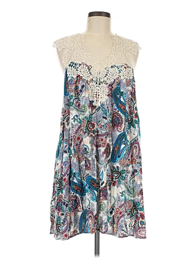 Pre-owned Umgee Casual Dress In Blue