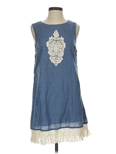Pre-owned Umgee Casual Dress In Blue