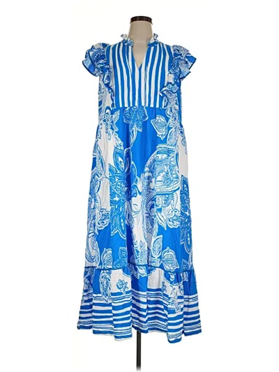 Pre-owned Umgee Casual Dress In Blue