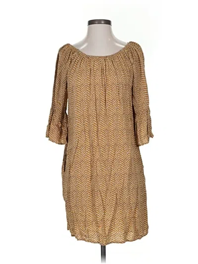 Pre-owned Umgee Casual Dress In Brown