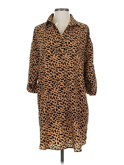 Pre-owned Umgee Casual Dress In Brown