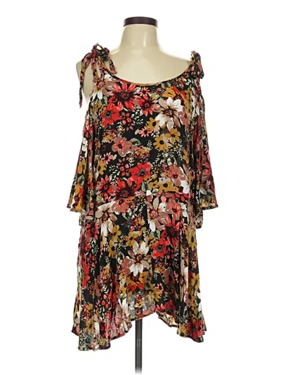 Pre-owned Umgee Casual Dress In Brown