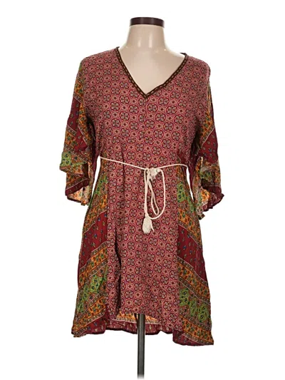 Pre-owned Umgee Casual Dress In Brown