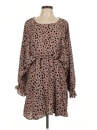 Pre-owned Umgee Casual Dress In Brown