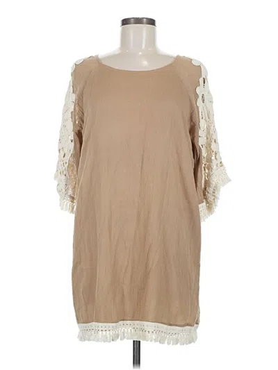 Pre-owned Umgee Casual Dress In Brown