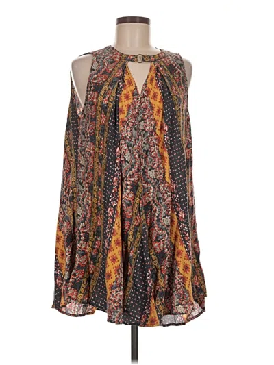 Pre-owned Umgee Casual Dress In Brown