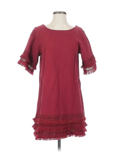 Pre-owned Umgee Casual Dress In Burgundy