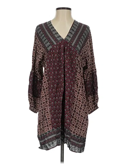 Pre-owned Umgee Casual Dress In Burgundy