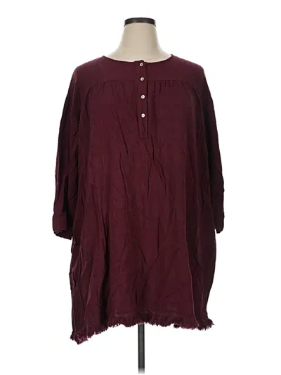 Pre-owned Umgee Casual Dress In Burgundy