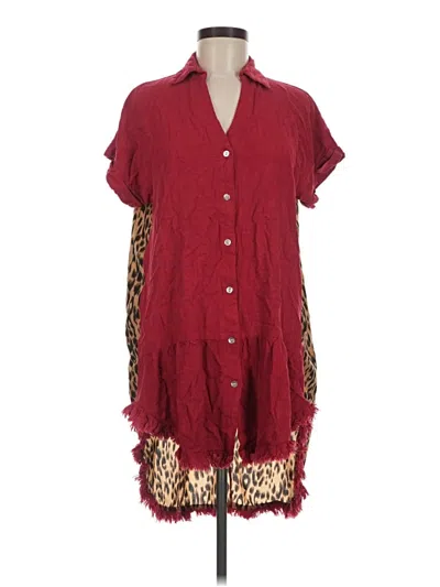 Pre-owned Umgee Casual Dress In Burgundy