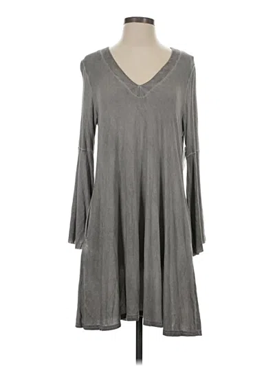 Umgee Casual Dress In Gray