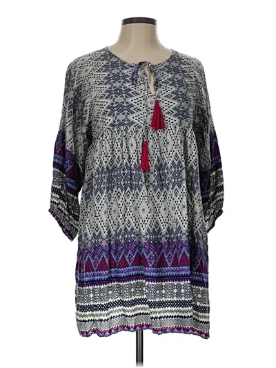 Pre-owned Umgee Casual Dress In Gray