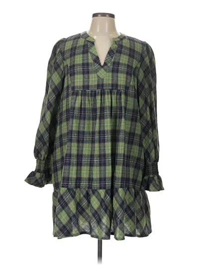 Pre-owned Umgee Casual Dress In Green