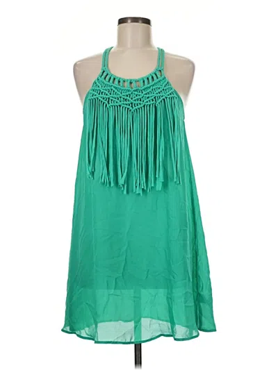 Pre-owned Umgee Casual Dress In Green