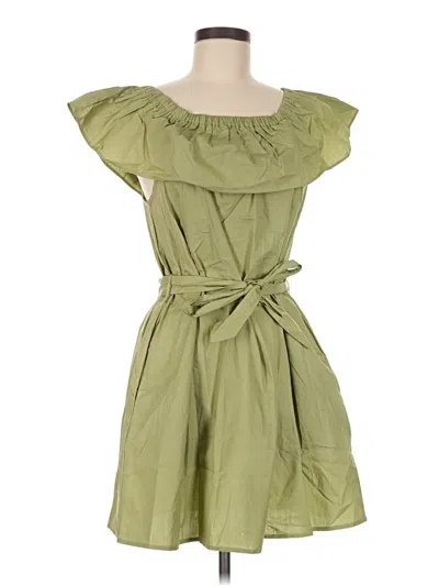 Pre-owned Umgee Casual Dress In Green