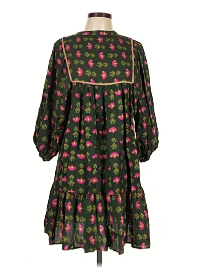 Pre-owned Umgee Casual Dress In Green