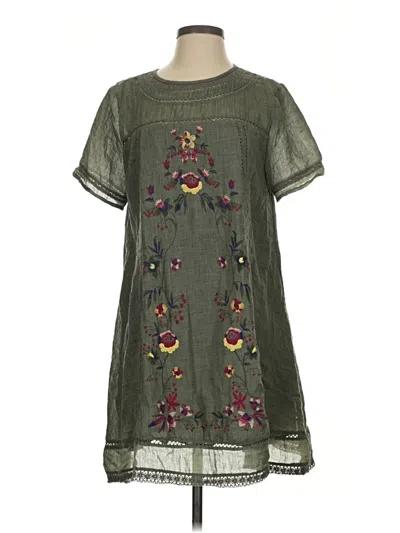 Pre-owned Umgee Casual Dress In Green