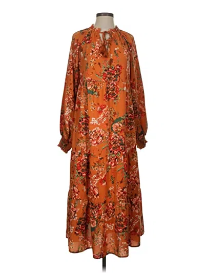 Pre-owned Umgee Casual Dress In Orange