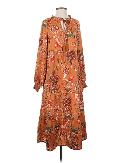 Pre-owned Umgee Casual Dress In Orange