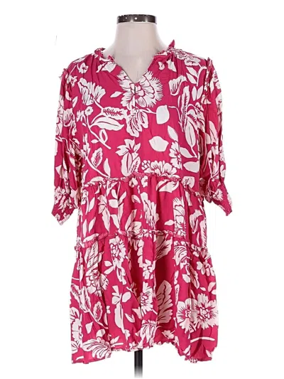 Pre-owned Umgee Casual Dress In Pink
